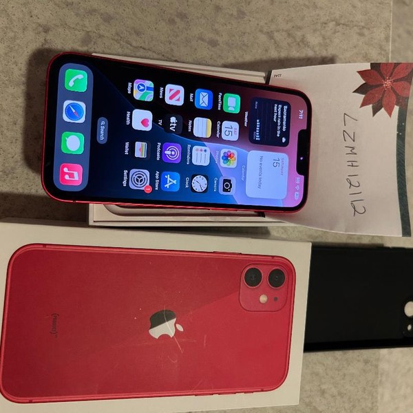 Apple iPhone 14 - Unlocked, 128 GB, Red, A2649