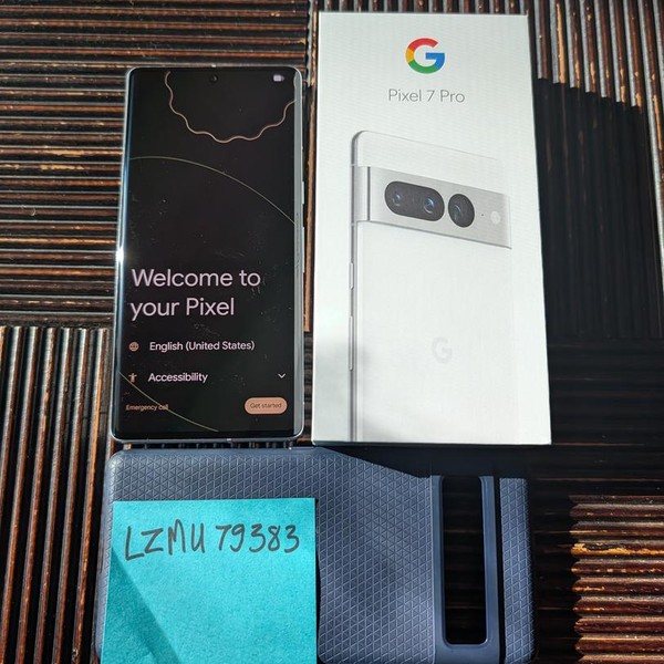 Google Pixel 7 Pro - Unlocked, 128 GB, Snow, 12 GB, GE2AE