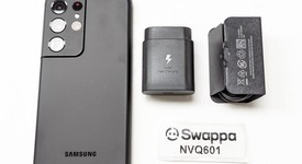 Good
													Samsung Galaxy S21 Ultra 5G - Unlocked, Black, 256 GB, 12 GB, SM-G998U1, photo 1 of 8