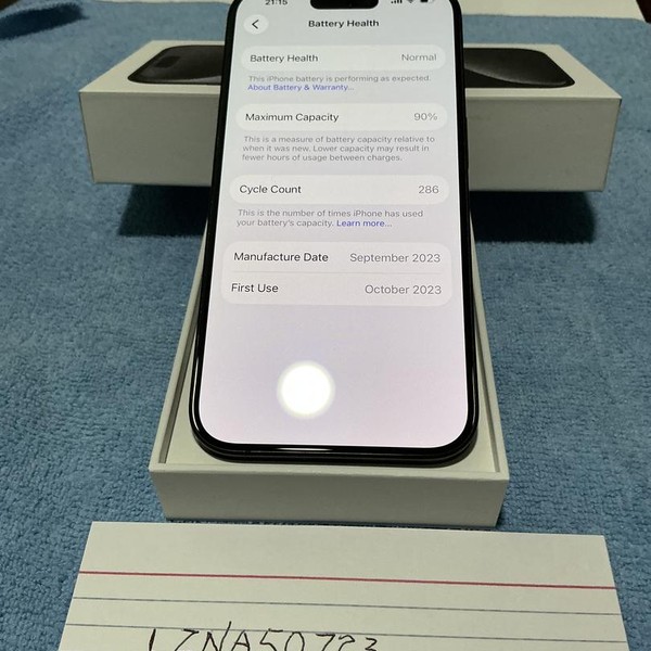 Apple iPhone 15 Pro - Unlocked, 128 GB, Black, A2848