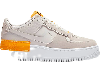 Nike Air Force 1 Low Shadow Vast Grey Laser Orange (Women's) for sale