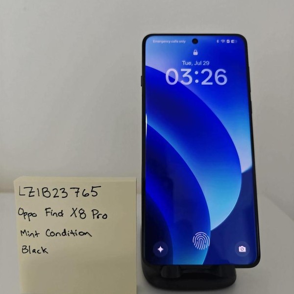 Oppo Find X8 Pro - Unlocked Non-US, 512 GB, Space Black, 16 GB