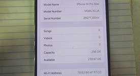 Fair
													Apple iPhone 14 Pro Max - Unlocked, Silver, 256 GB, A2651, photo 3 of 8