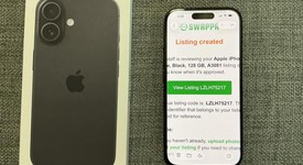 Mint
													Apple iPhone 16 - T-Mobile, Black, 128 GB, A3081, photo 1 of 9
