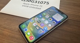 Good
													Apple iPhone 11 - Unlocked, White, 64 GB, A2111, photo 2 of 5