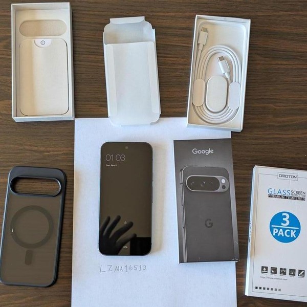 Google Pixel 9 Pro - Unlocked, 128 GB, Obsidian, 16 GB, GR83Y