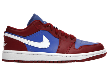 Jordan 1 Low Pomegranate Medium Blue (Women's) for sale