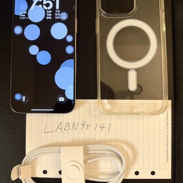 Apple iPhone 15 Pro Max - T-Mobile, 256 GB, White, A2849