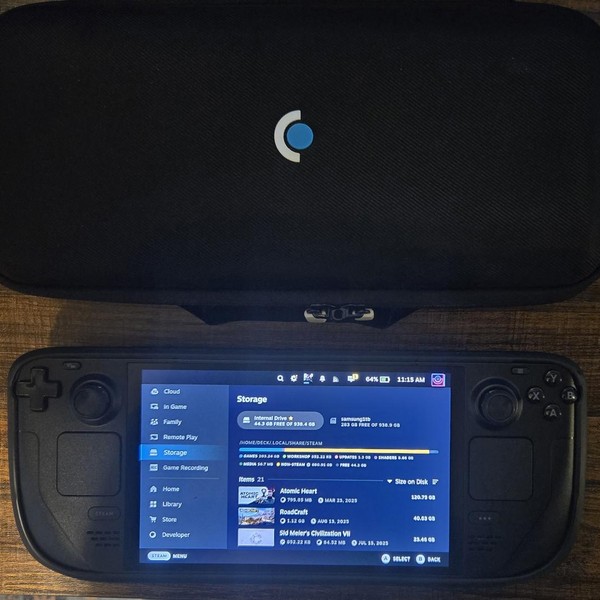 Steam Deck OLED - 1 TB, Black, 16 GB, AMD