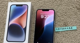 Mint
													Apple iPhone 14 - Metro by T-Mobile, Blue, 128 GB, A2649, photo 1 of 8