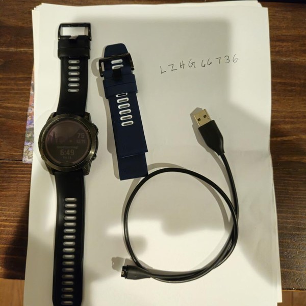 Garmin Fenix 7X - Black, Solar Sapphire