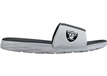 Nike Benassi Solarsoft Slide Oakland Raiders for sale