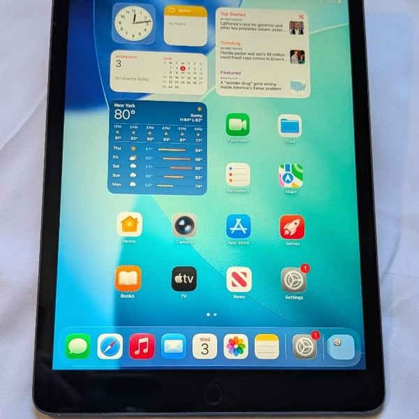 Apple iPad (9th Gen) - Wi-Fi, 256 GB, Gray, A2602