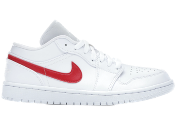 Jordan 1 Low White University Red (Women's) for sale