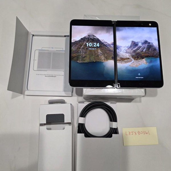 Microsoft Surface Duo - Unlocked, White, 256 GB, 6 GB