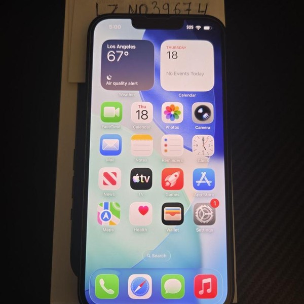 Apple iPhone 13 - Unlocked, 128 GB, Midnight, A2482