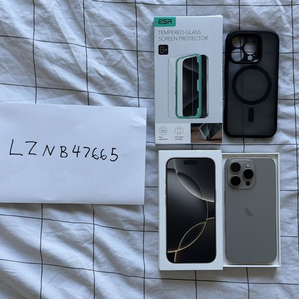 Apple iPhone 16 Pro - Unlocked, 128 GB, Natural, A3083