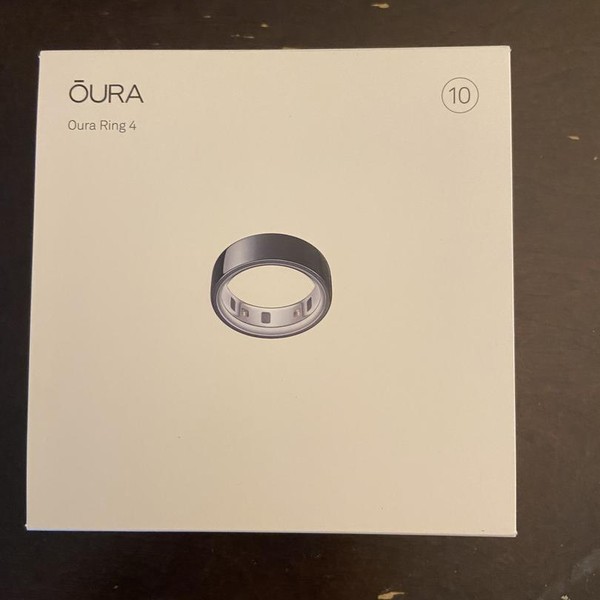 Oura Ring Gen 4 - Black, Size 10
