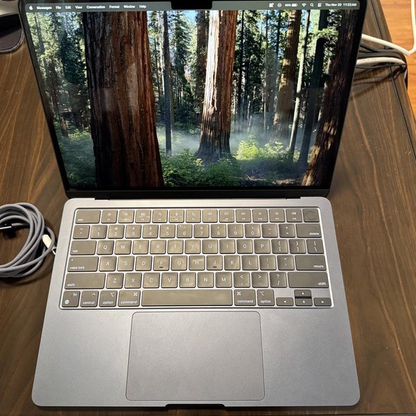 MacBook Air 2024 (M3) - 13 inch - 256 GB, Midnight, 8 GB, Apple M3, 8-core GPU