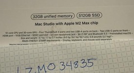 New
													Mac Studio 2023 - Apple M2 Max, 512 GB, 32 GB, 30 Core GPU, photo 1 of 4