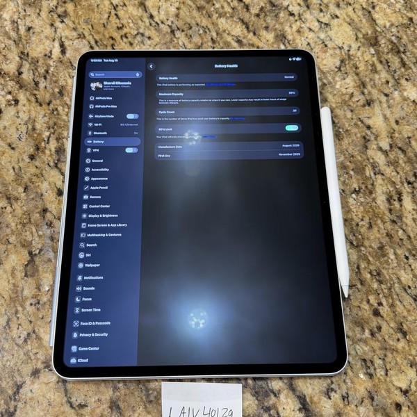 Apple iPad Pro 13 inch (M5) 2025 - Wi-Fi, 1 TB, Space Black, Apple M5 10-Core (10-core GPU), A3360, Nano-texture Glass