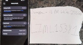 Good
													Apple iPhone 16 Pro Max - T-Mobile, White, 256 GB, A3084, photo 1 of 6