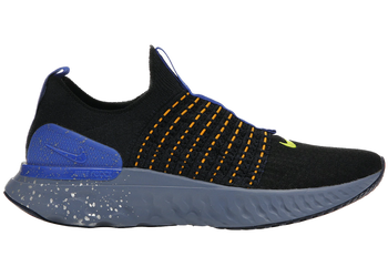 Nike React Phantom Run Flyknit 2 Black Hyper Royal for sale