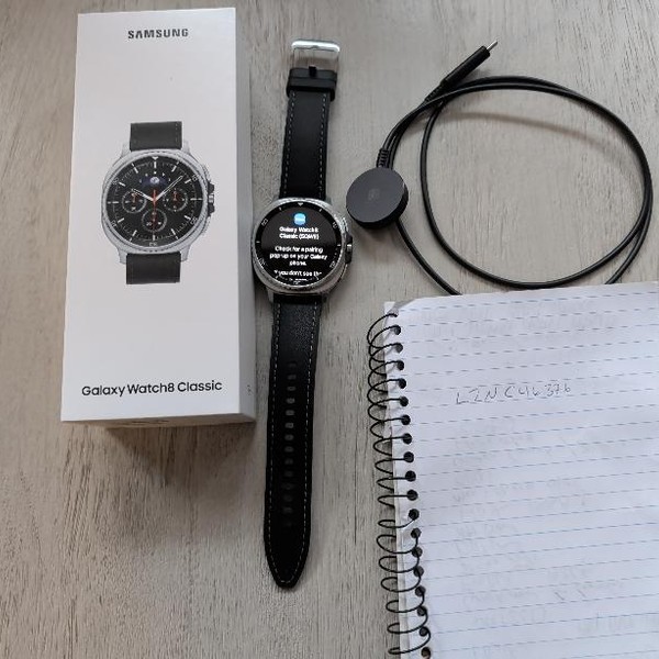 Samsung Galaxy Watch8 Classic - Wi-Fi, Black, SM-L500, 46mm