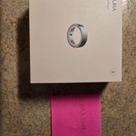 New Oura Ring Gen 4 - Silver, Size 8