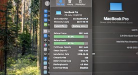 Good
													MacBook Pro 2019 - 13" - I5, Gray, 256 GB, 16 GB, photo 4 of 7