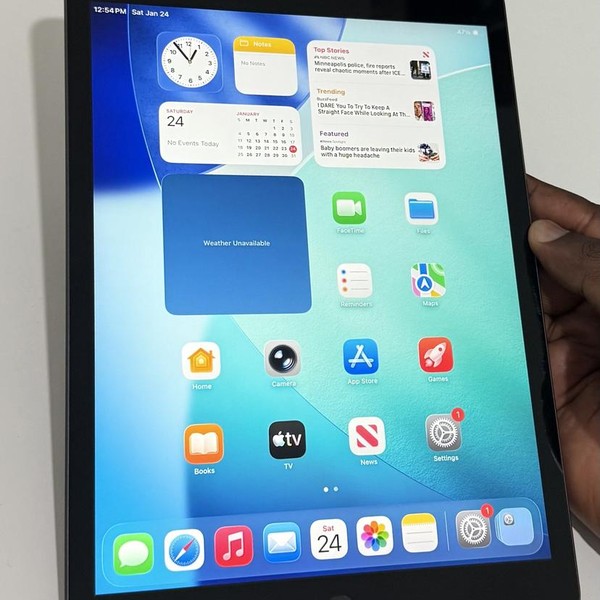 Apple iPad 9th Gen - Wi-Fi, Gray, 64 GB, A2602