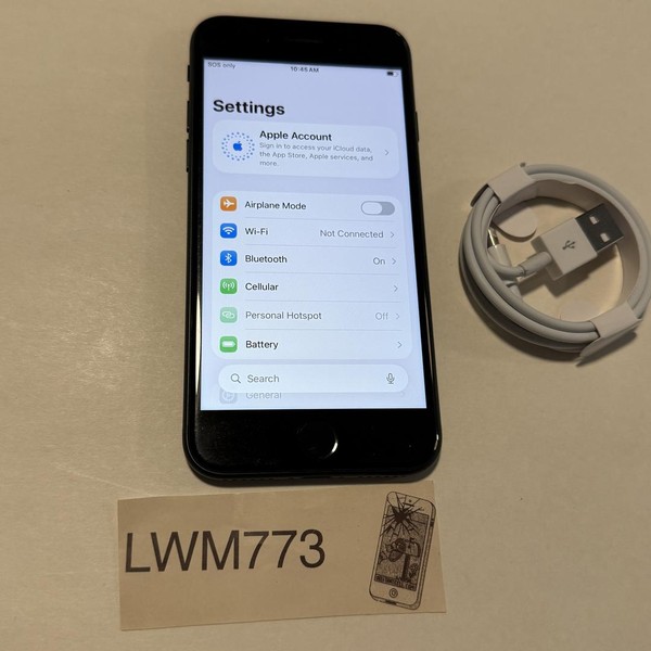 Apple iPhone SE 3rd Gen 2022 - Unlocked, Midnight, 64 GB, A2595