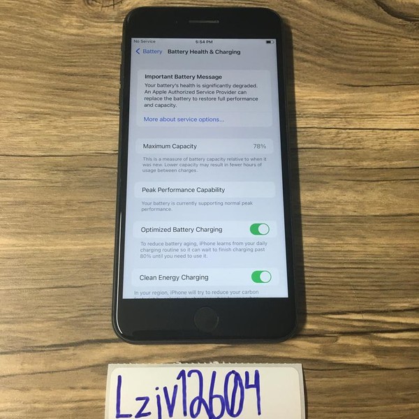 Apple iPhone 8 Plus - Unlocked, 64 GB, Gray, A1864