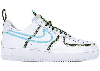 Nike Air Force 1 Low Worldwide White Blue Fury Volt for sale