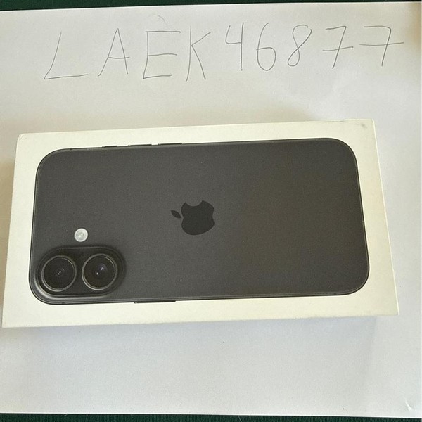 Apple iPhone 16 - Unlocked, 128 GB, Black, A3081