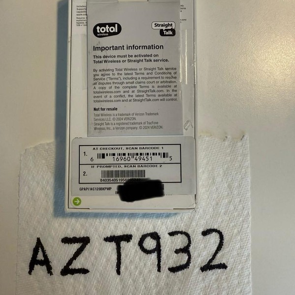 Apple iPhone 14 - TracFone, 128 GB, Midnight, A2649