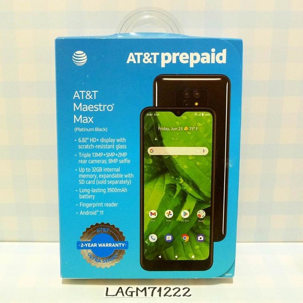 AT&T Maestro Max - AT&T, 32 GB, Black