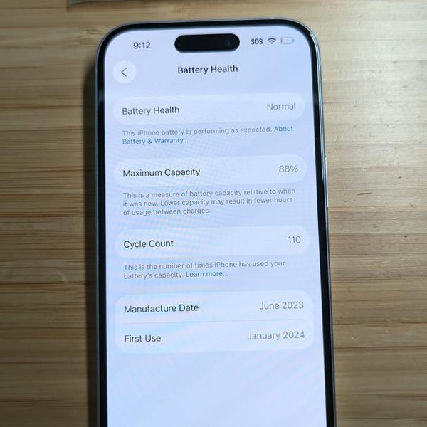 Apple iPhone 15 - Unlocked, 128 GB, Blue, A2846