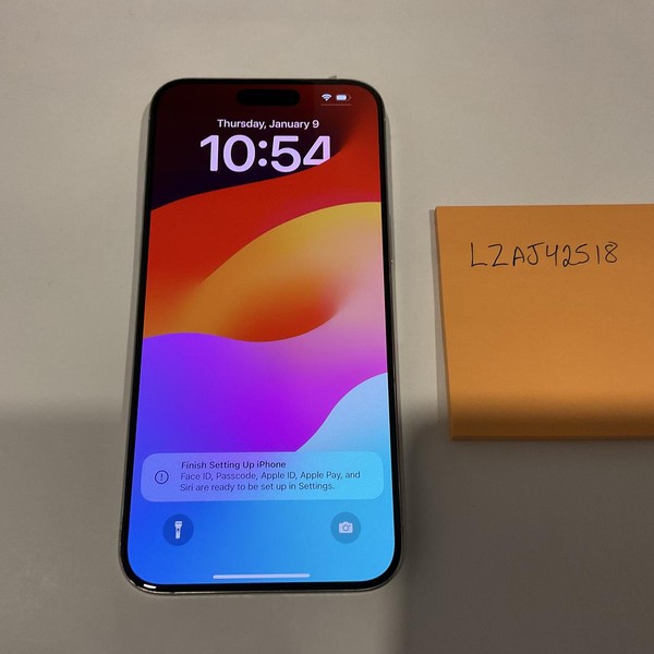 Apple iPhone 15 Pro Max - Unlocked, 256 GB, White, A2849