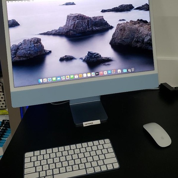 iMac 2023 24 inch - 256 GB, Blue, 16 GB, Apple M3, WiFi Only, 8-core GPU