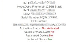 New
													Apple iPhone 16 - Unlocked, Black, 128 GB, A3081, photo 6 of 6