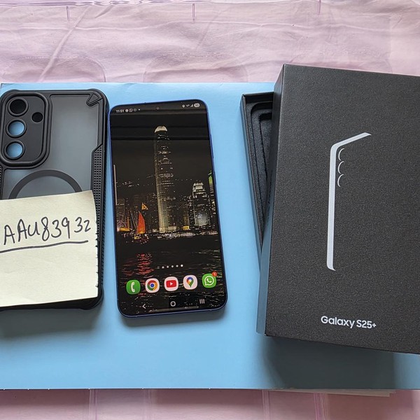 Samsung Galaxy S25 Plus - Spectrum, 256 GB, Navy Blue, 12 GB, SM-S936U