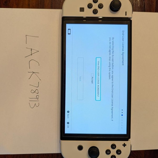 Nintendo Switch - OLED - 64 GB, White