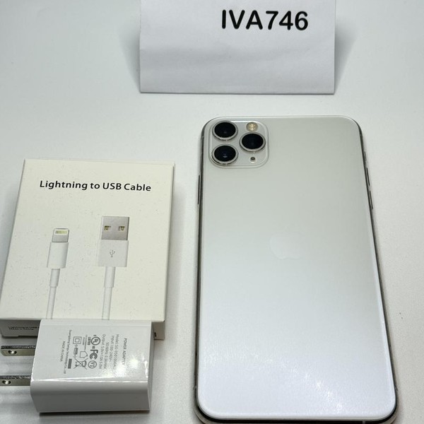 Apple iPhone 11 Pro Max - Unlocked, 256 GB, Silver, A2161