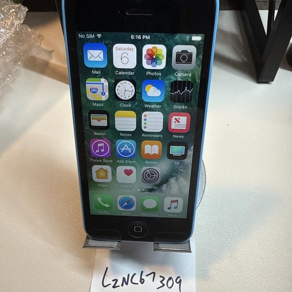 Apple iPhone 5C - Unlocked, 8 GB, Blue, A1532, GSM