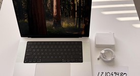 Good
													MacBook Pro 2024 - 16" - Apple M4 Max 16-core, Silver, 1 TB, 48 GB, photo 1 of 9