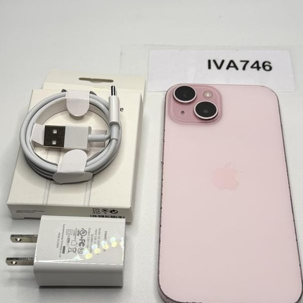 Apple iPhone 15 - Unlocked, 128 GB, Pink, A2846