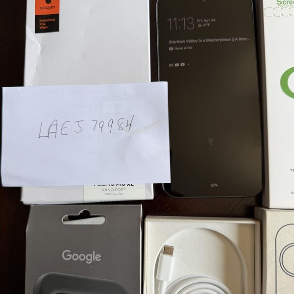 Google Pixel 10 Pro XL - T-Mobile, 256 GB, Obsidian, GUL82