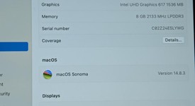 Good
													MacBook Air 2019 - 13" - I5, Gray, 128 GB, 8 GB, photo 3 of 10