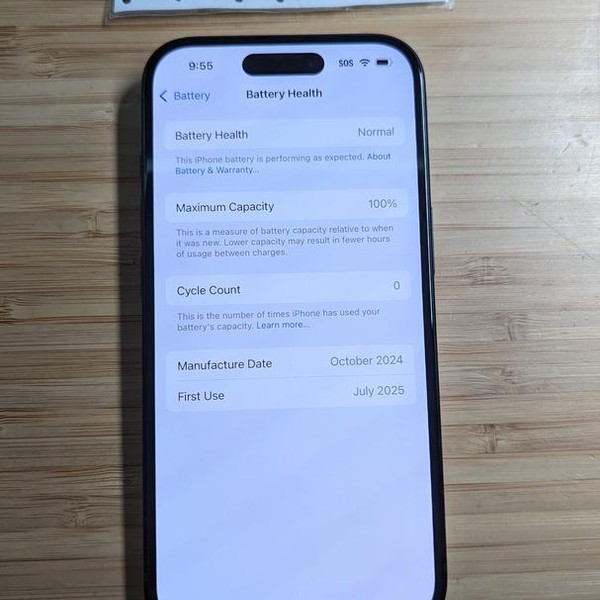 Apple iPhone 15 - Unlocked, 128 GB, Black, A2846